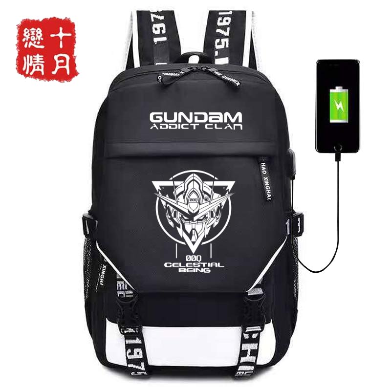 动漫机动战士高达书包GUNDAM 敢达UC独角兽学生双肩背包电脑包