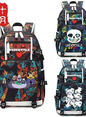 Undertale传说之下书包 波动狗骷髅兄弟 动漫学生双肩背包多功能