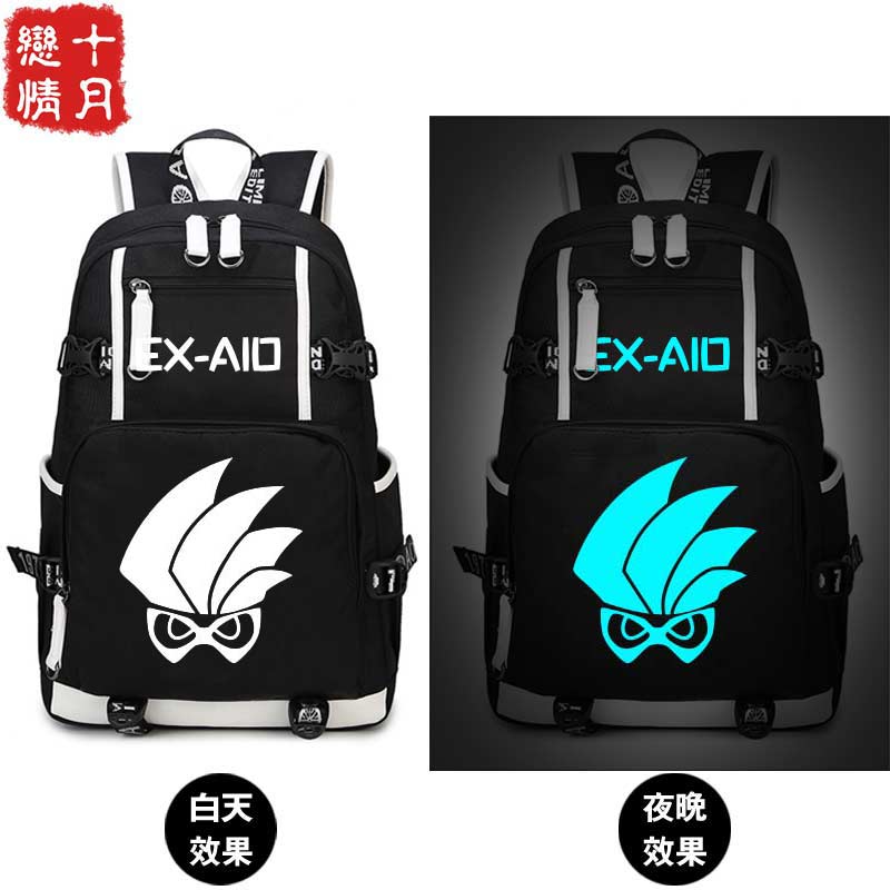 假面双肩包夜光书包十月恋情痛包图片
