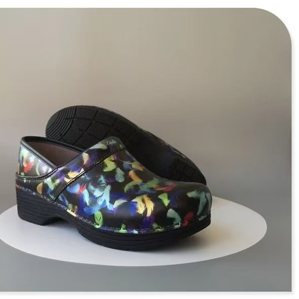 Dansko/邓肯经典普罗款荷兰木屐健康鞋松糕厚底时尚休闲女鞋 38码