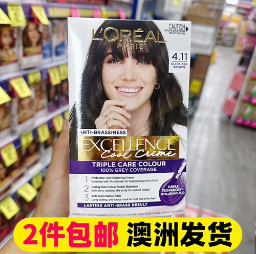欧莱雅卓韵霜温和遮白染发