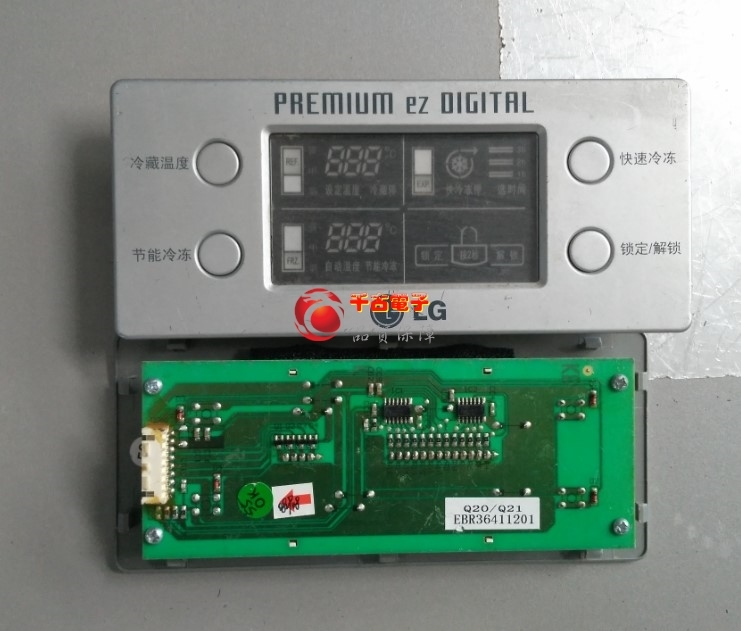 适用L@G冰箱 BCD-205FDQ GR-Q21FDT 显示面板控制板 EBR36411201