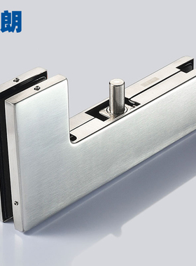 坚朗304不锈钢玻璃门夹曲夹地弹簧门无框玻璃门配七字夹WM04401