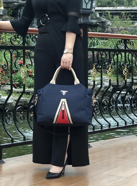 圣梵伦蒂诺P4-G617时尚百搭尼龙单肩包斜挎包手提包大容量旅行包