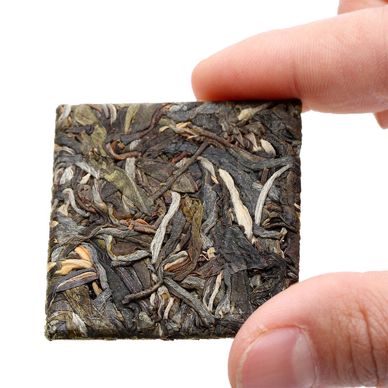 买1送1共1000g 顶普2022春茶叶普洱生茶古树茶小方砖薄片冰岛生