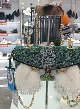 singsing1979猫头鹰包包可爱灵气流苏个性独特链条单肩斜挎女包包