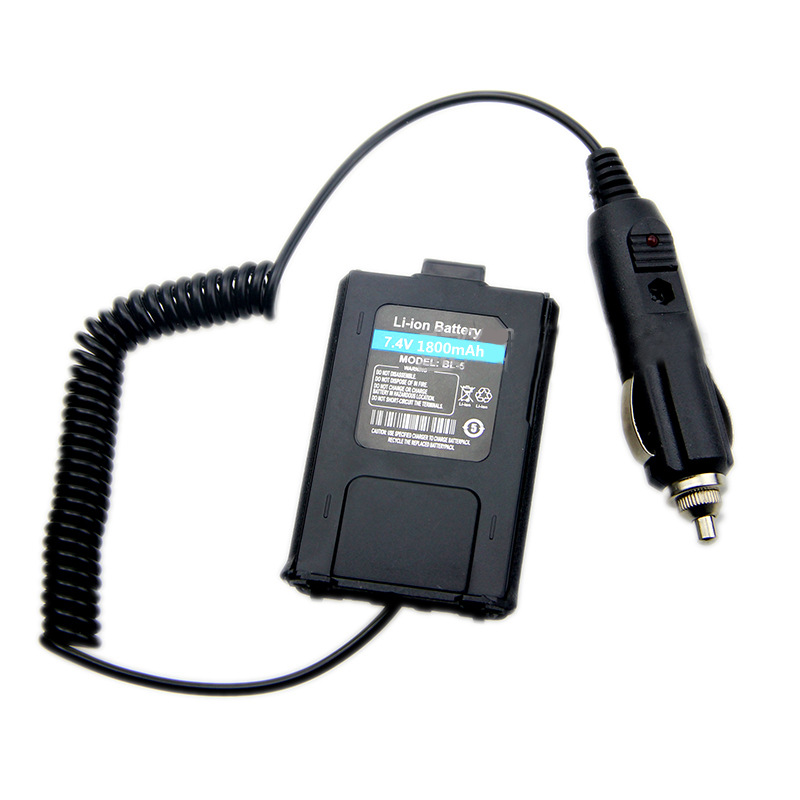 宝锋UV5R借电器对讲机配件车充点烟器12v/24v适配1代2代3代/fF8+