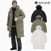 代购 男 snow 韩国正品 peak雪峰 24冬 防水加厚连帽长款 羽绒服