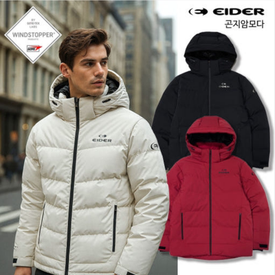 反季特价 韩国代购 EIDER 24冬 男 防水防风保暖鹅绒羽绒服