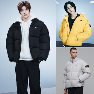 韩代 NATIONAL GEOGRAPHIC国家地理 24冬 男 防水加厚短款羽绒服