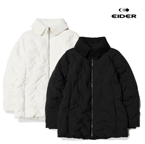 反季特价 韩国正品代购 EIDER 25冬 中长款气质保暖鹅绒羽绒服