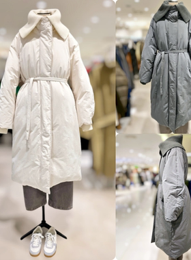 反季特价 韩代 STUDIO TOMBOY 25冬 女 宽松长款收腰羽绒服