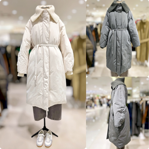 反季特价 韩代 STUDIO TOMBOY 25冬 女 宽松长款收腰羽绒服