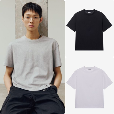 韩国正品代购 Mind Bridge26夏 男士短袖宽松圆领T恤M1TS3150