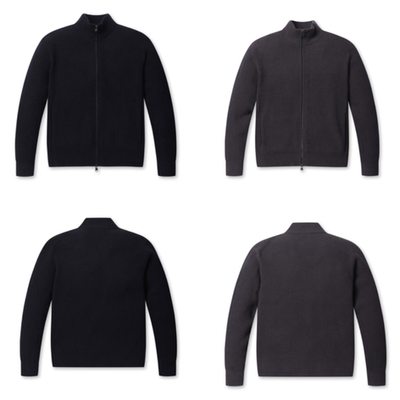 韩国正品代购 PROJECT M 25冬 男 拉链开衫针织衫毛衣外套