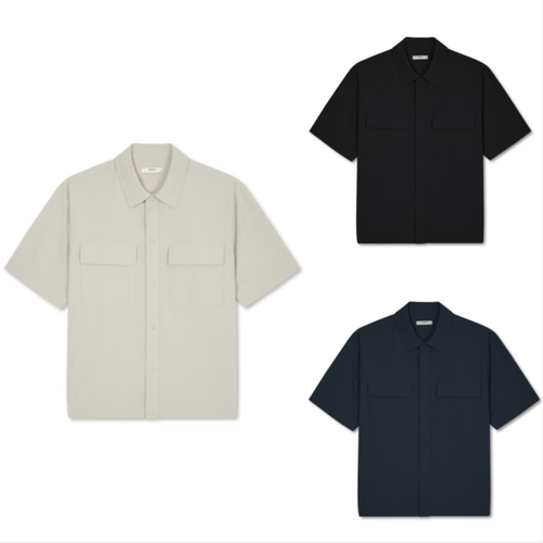 韩国正品代购 PROJECT M 26夏 男 百搭休闲短袖衬衫