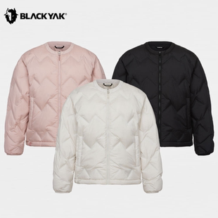 YAK 布来亚克 24冬 韩国正品 保暖休闲短款 BLACK 女 羽绒服 代购