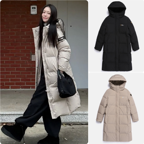 反季特价 韩国正品代购 NEPA 耐葩 25冬女防水加厚鹅绒长款羽绒服