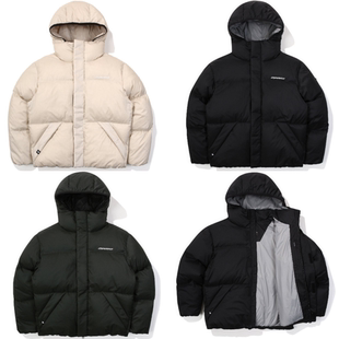 反季特价 韩国代购DYNAFIT雪豹 冬 男女情侣 宽松保暖连帽羽绒服