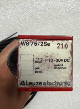 Leuze电子传感器WS 75/2 SE，红色，带线缆。.询价
