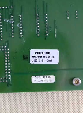 SEMITOOL 245014-01-0905   .询价