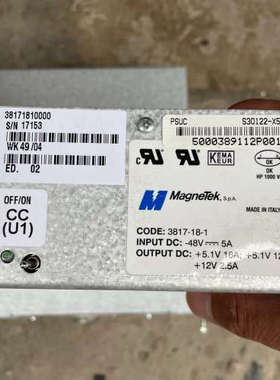 MAGNETEK电源 3817-18-1 S30124-X5.询价
