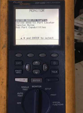 福禄克DSP-4300就主机 电池估计也没用了 .询价