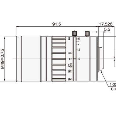 U-TRON 优创 HF1618V-2 工业镜头 16mm.询价