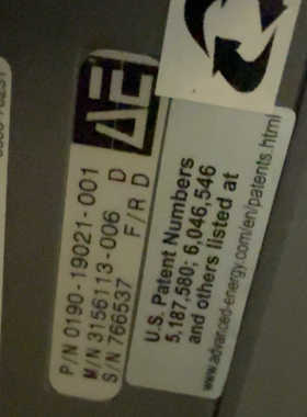 出Advanced Energy Apex 3013射.询价