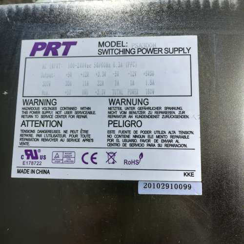 PRT PSA300M 服务器冗余电源 300W  PSA3.询价