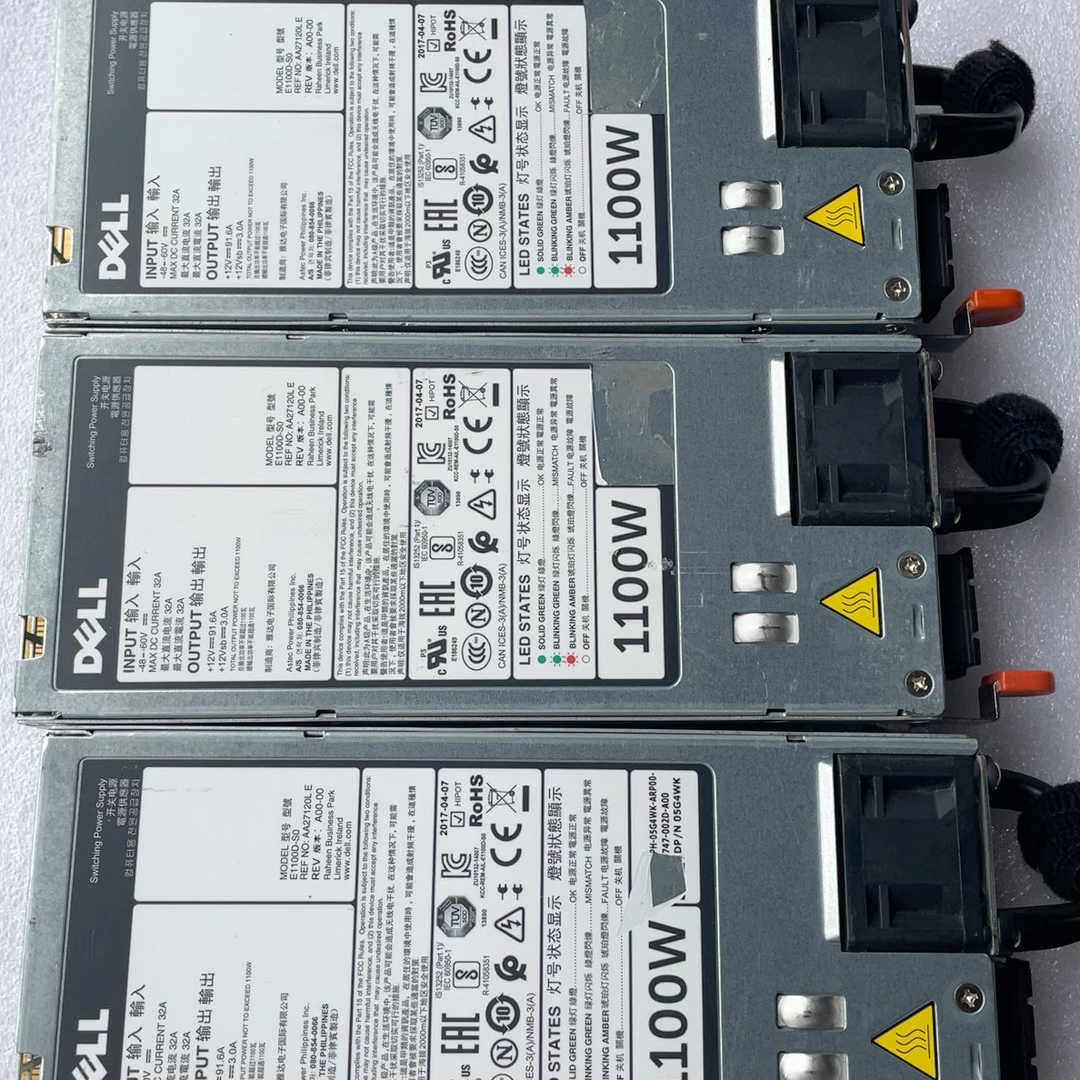 戴尔R730XD R720 服务器48V直流电源1100W.询价