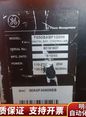 GE控制器 F650BABF1G0HI    议询价