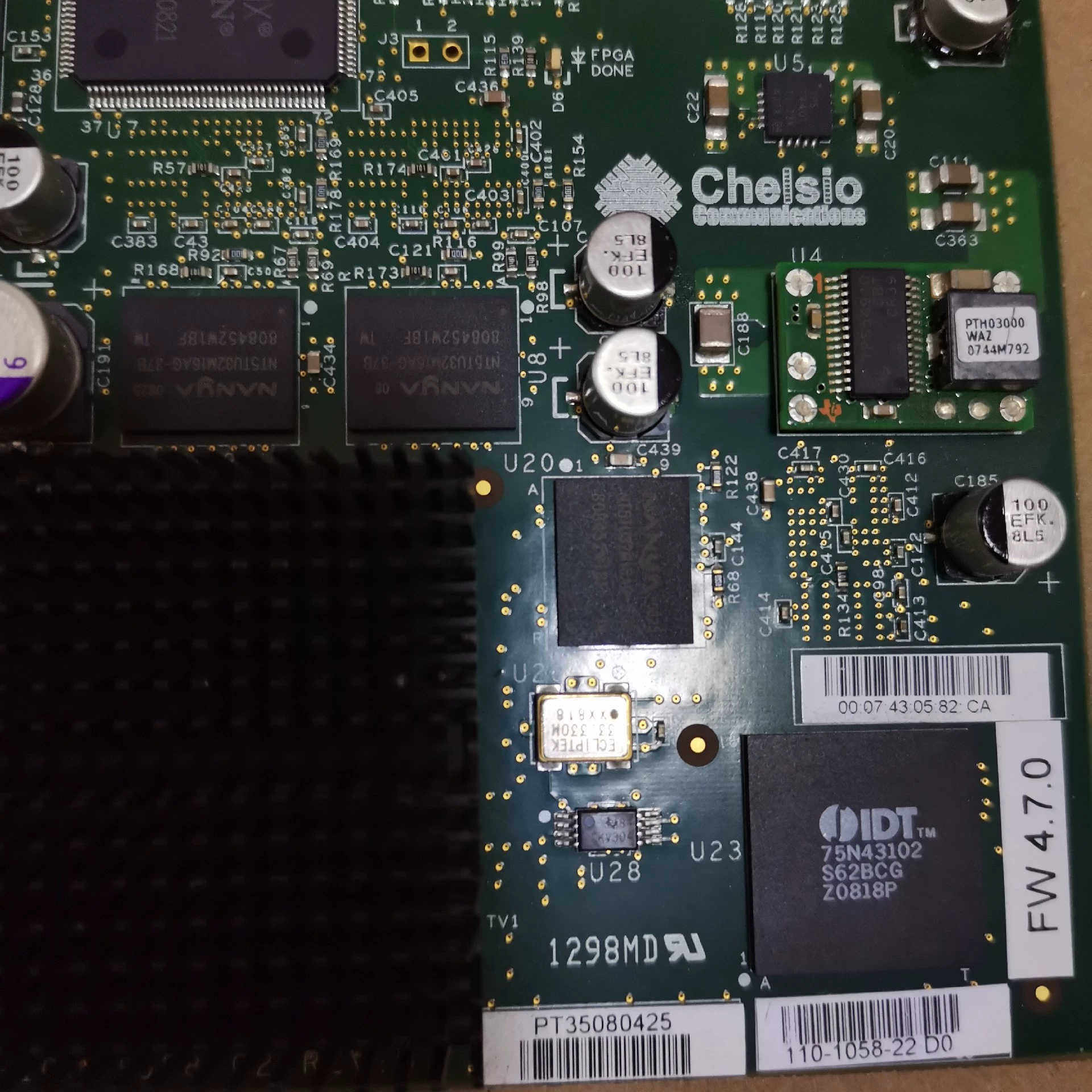 Chelsio 4-port 100-1058-02 110.询价