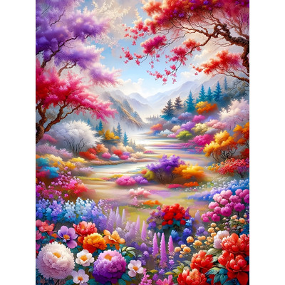 2026新款钻石画新款梦幻仙境高颜值手工DIY贴画满钻客厅装饰大气