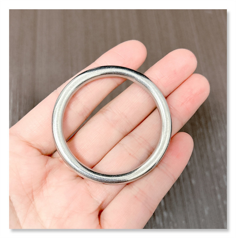 滨州腾达 304不锈钢实心无缝连接圆环m05*40 内径4cm 总长5cm