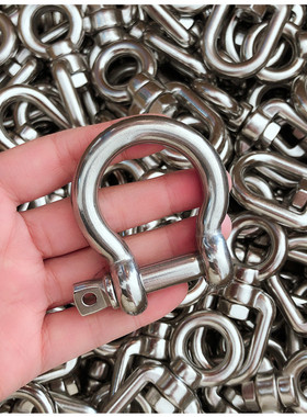 滨州腾达 304不锈钢弓型卸扣弓形马蹄扣M10 承重520kg 店主推荐