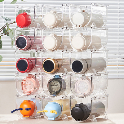 水杯收纳架多层透明桌面创意叠加