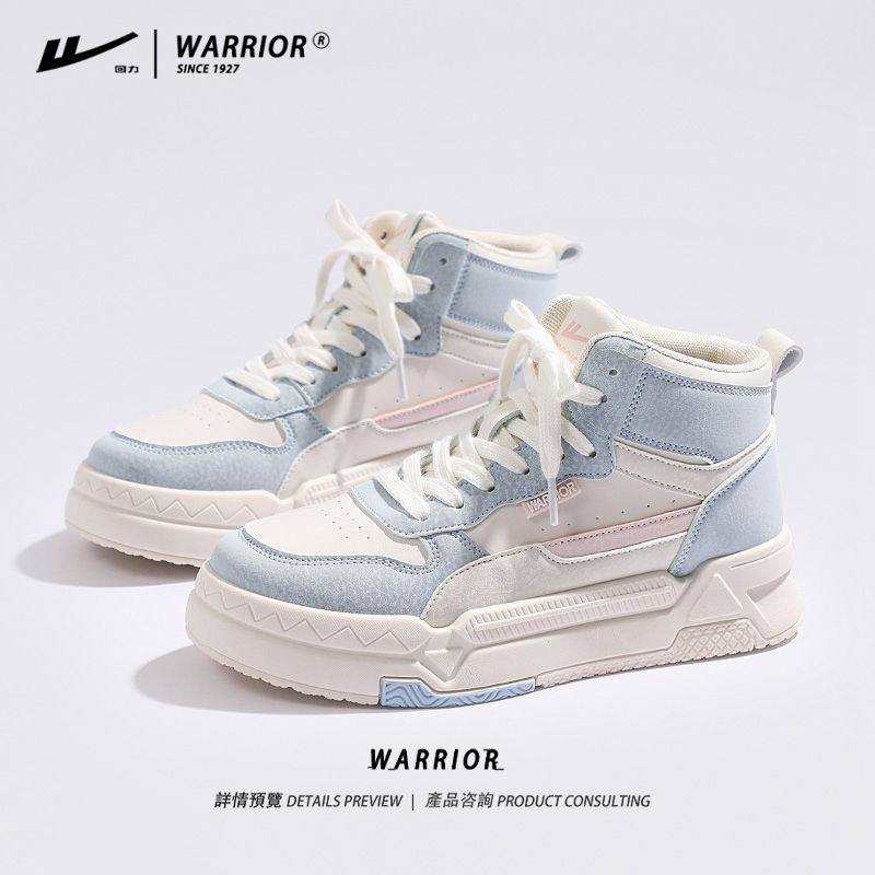 回力鞋子女2026新款厚底高帮鞋春秋季百搭小众甜美加绒女鞋二棉鞋