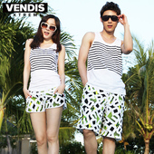 五分速干加大码 特价 情侣男女休闲热裤 游泳短裤 海边度假 温泉沙滩裤