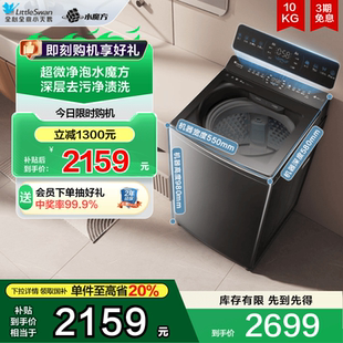 E40D 小天鹅小乌梅2.0水魔方波轮10KG全自动大容量家用变频洗衣机