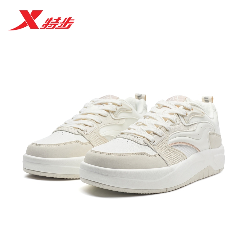 特步ATOMO FAFA联名丨启浪LITE板鞋女鞋冬季潮流运动鞋百搭休闲鞋