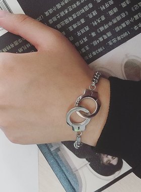 欧美风纯色百搭男女款两用手脚链