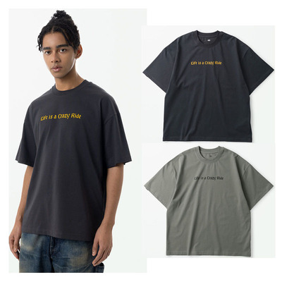 madboys MADNESS LIFE IS CRAZY TEE 字母印花混纺短袖余文乐25SS
