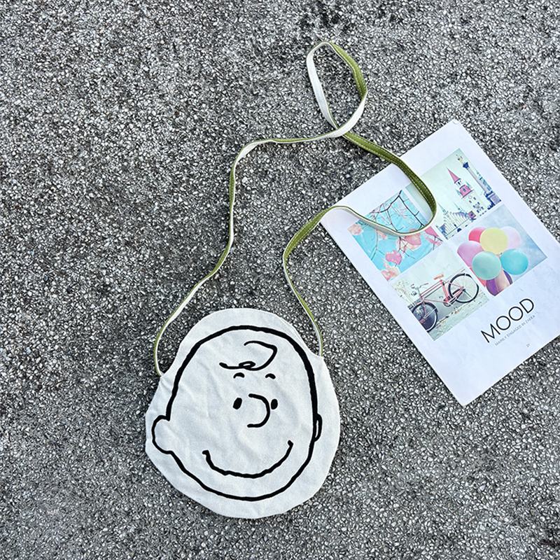 可爱斜挎包帆布包日韩轻便女生小挎包大容量小包包手机包零钱包包