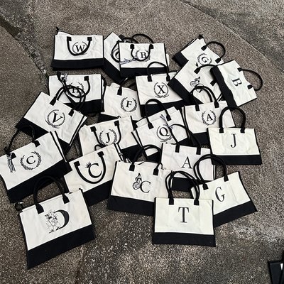 大容量时尚字母托特环保袋购物袋