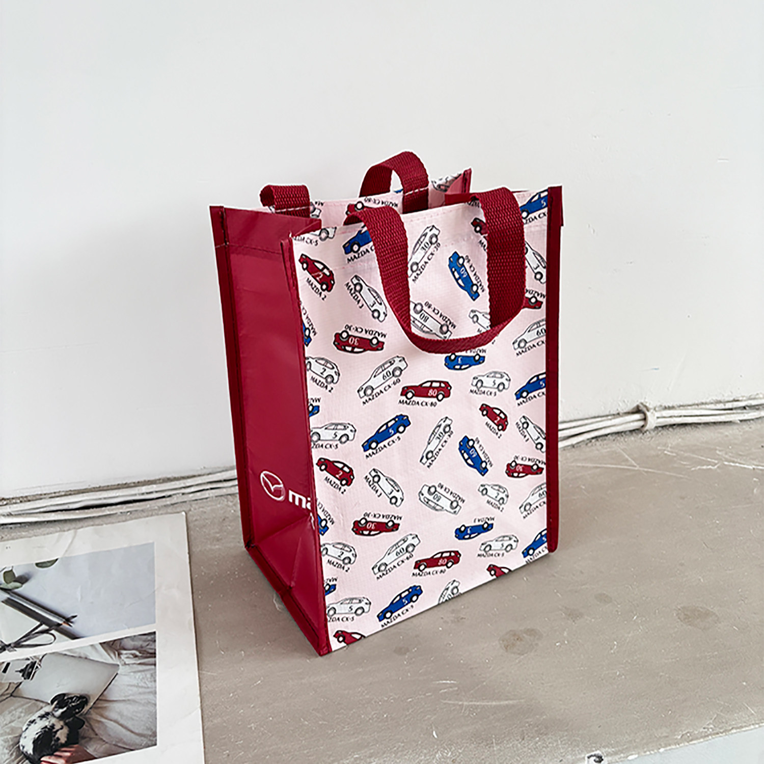 汽车小号编织袋便携随身杂物手拎袋购物袋礼品包装收纳袋环保袋子