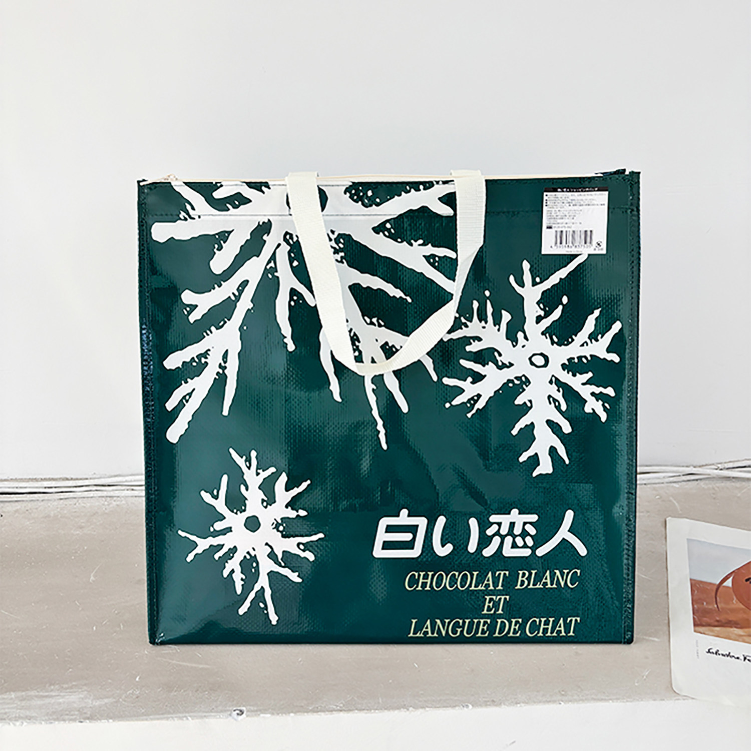 带拉链编织袋大容量收纳袋环保袋图片