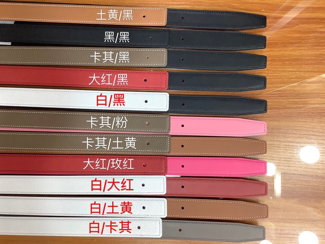 替换带皮带女头层真皮不带头带身腰带2.4cm