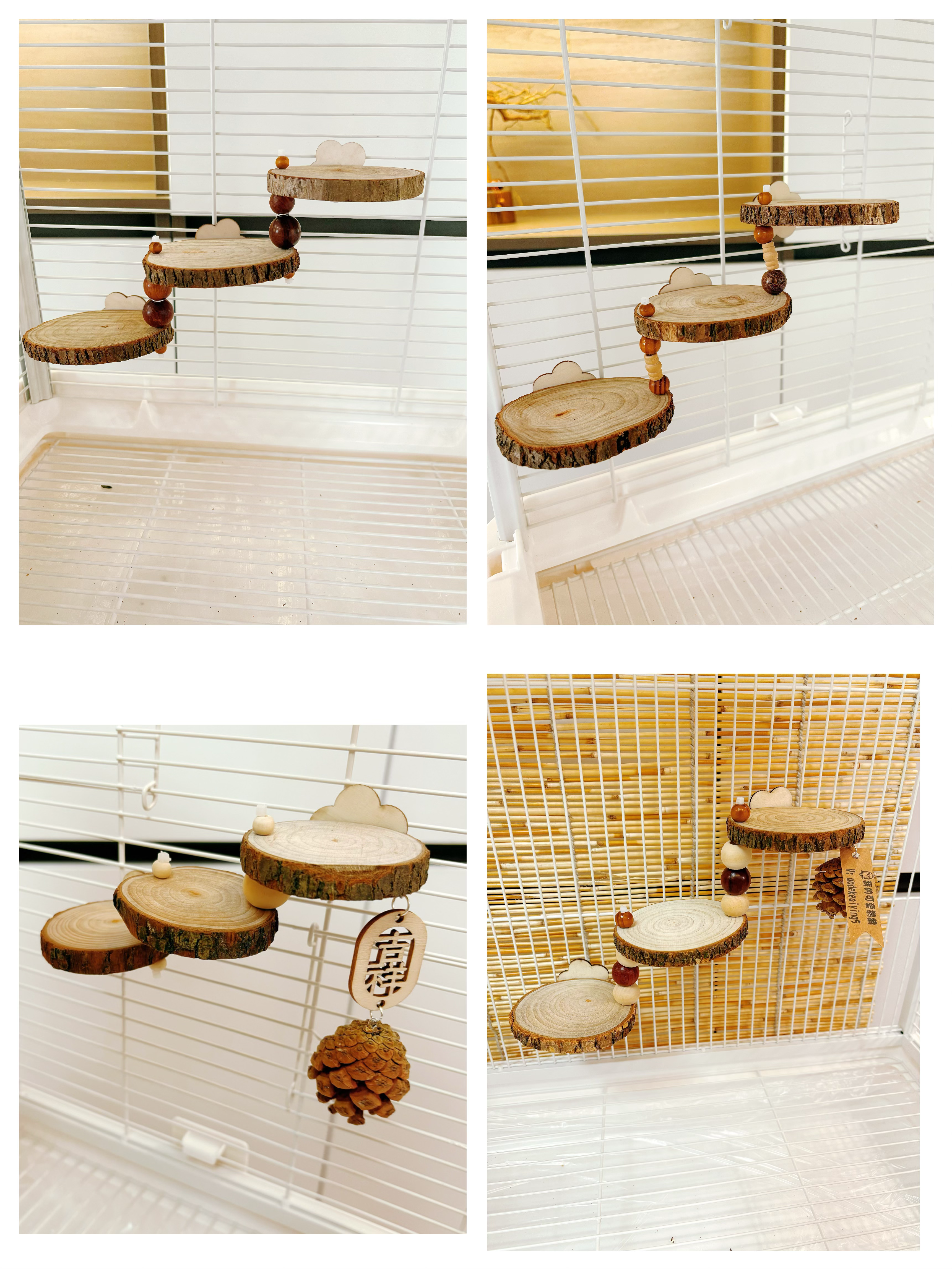 【我的可爱鹦鹉】鸟笼装饰站台三阶梯,宠物/宠物食品及用品,鸟玩具,淘宝优惠券,粉丝福利购,淘宝优惠卷