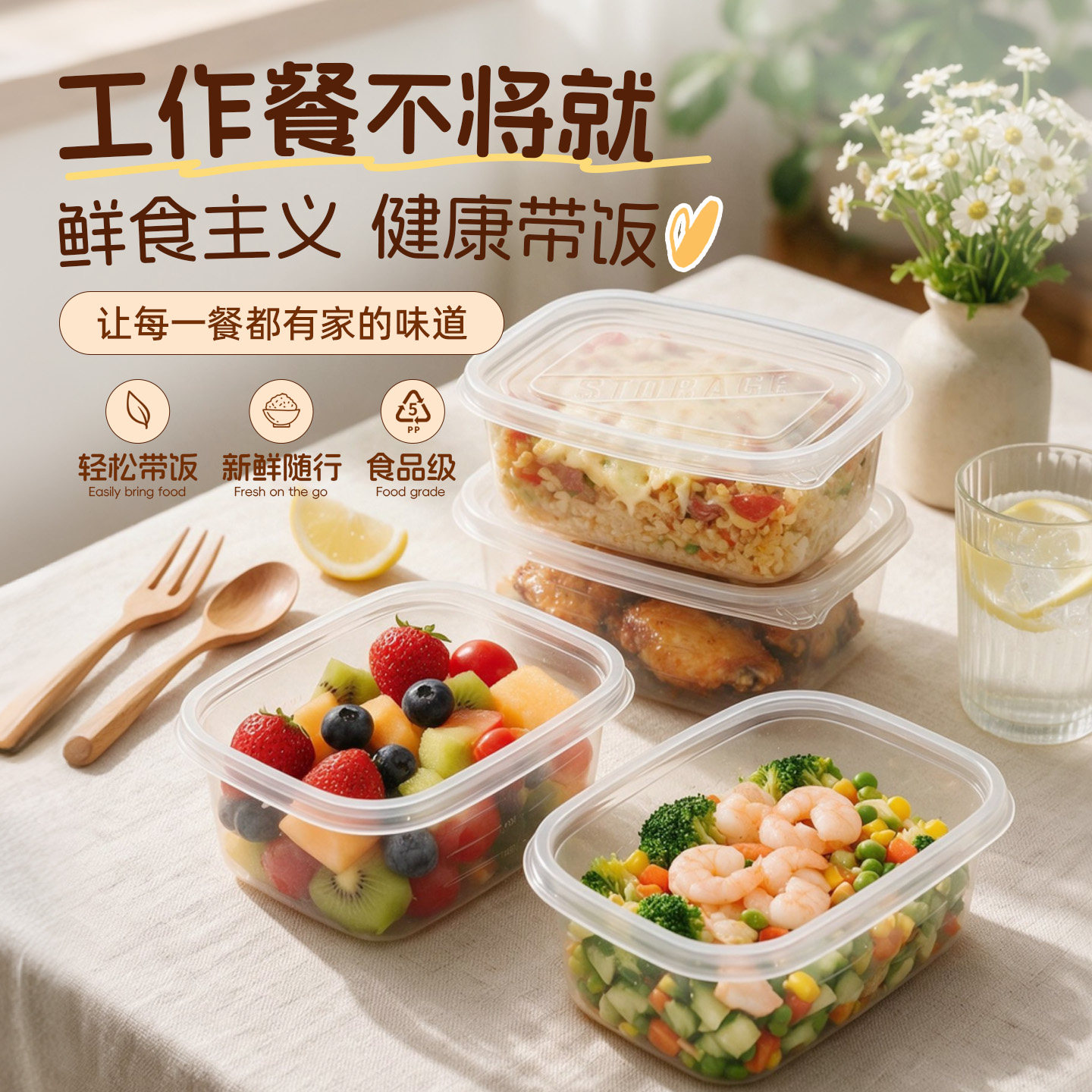 冰箱整理盒收纳盒鸡蛋用饺子冷藏水果保鲜便易携带密封防漏食品级